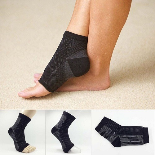 Wearing Ankle Compression Sleeves